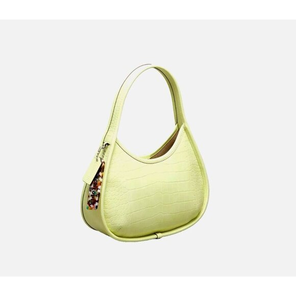 Coach Coachtopia Ergo Embossed in Pale Lime Croc Leather Tote Top Handle Bag - Picture 2 of 8